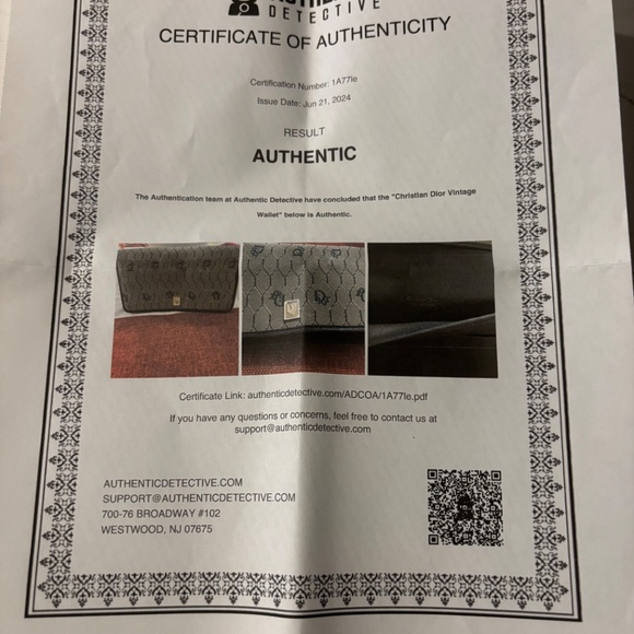 Christian Dior Crossbody EUC with COA - Picture 10 of 10